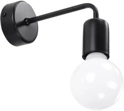 SOLLUX LIGHTING Kinkiety I Lampy Na Ścianę|Lampy Do Kuchni, Oświetlenie Kuchenne<Kinkiet DUOMO - Sollux Czarny