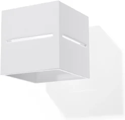 SOLLUX LIGHTING Kinkiety I Lampy Na Ścianę|Lampy Do Sypialni, Oświetlenie Do Sypialni<Kinkiet LOBO - Sollux Biały