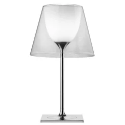 Flos Lampki Na Biurko, Oświetlenie Biurkowe|Biurkowe Ekskluzywne<Ktribe T2 H69 chrom, przezroczysty - - lampa biurkowa chrom, przezroczystyNapięcie: 230V