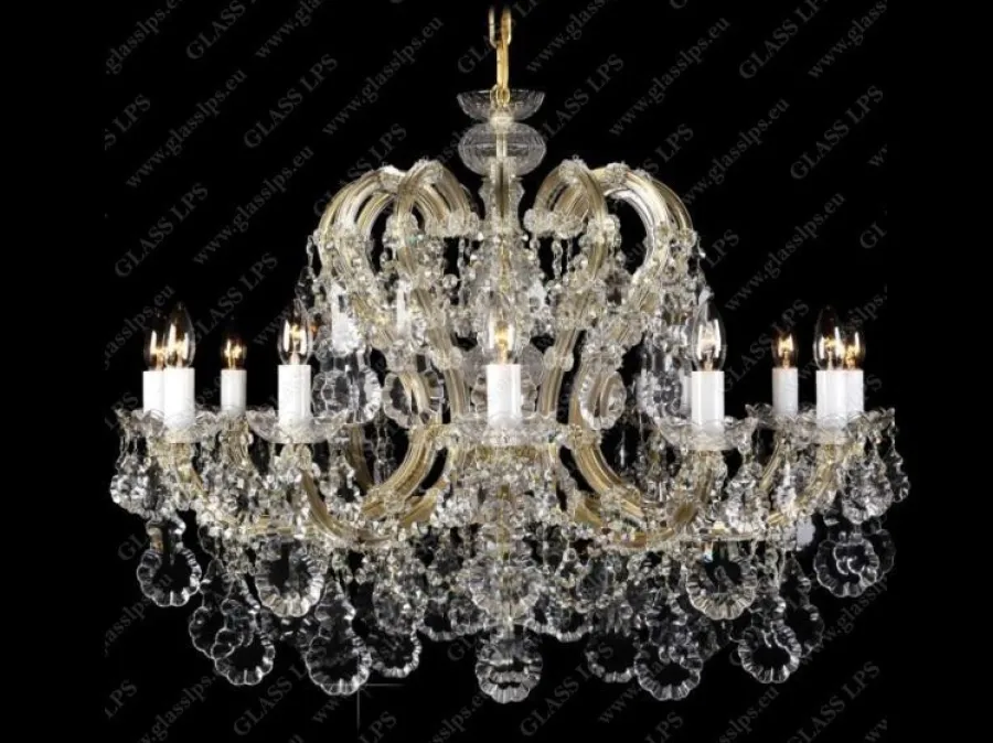 Glass LPS Stylowe Lampy Wiszące|Lampy Kryształowe Wiszące<L14 003/12/2 - - lampa wisząca kryształowa