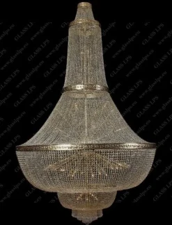Glass LPS Stylowe Lampy Wiszące|Lampy Kryształowe Wiszące<L15 571/60/3; F 2 floor - - kryształowy żyrandol