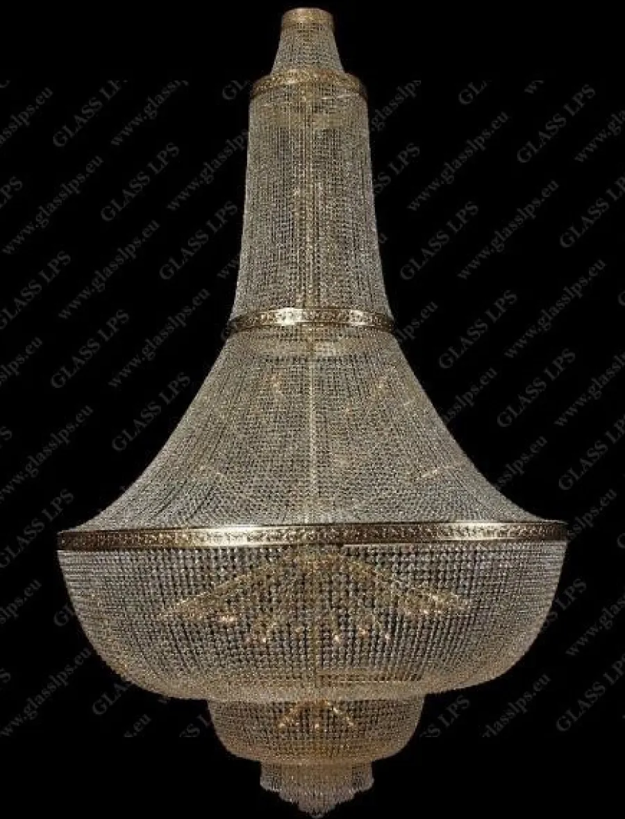 Glass LPS Stylowe Lampy Wiszące|Lampy Kryształowe Wiszące<L15 571/60/3; F 2 floor - - kryształowy żyrandol