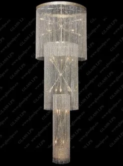 Glass LPS Stylowe Lampy Wiszące|Lampy Kryształowe Wiszące<L15 544/15/6; F 3 floor - - kryształowy żyrandol