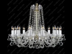 Glass LPS Stylowe Lampy Wiszące|Lampy Kryształowe Wiszące<L11 007/10/4; F 1 floor - - kryształowy żyrandol