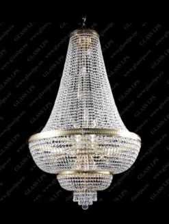 Glass LPS Stylowe Lampy Wiszące|Lampy Kryształowe Wiszące<L15 571/18/3; F 2 floor - - kryształowy żyrandol