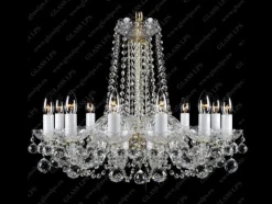 Glass LPS Stylowe Lampy Wiszące|Lampy Kryształowe Wiszące<L11 007/10/4, F 1 floor - - lampa wisząca kryształowa