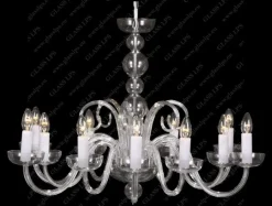 Glass LPS Stylowe Lampy Wiszące|Lampy Kryształowe Wiszące<L11 905/12/0; F 1 floor, long, Ni - - kryształowy żyrandol