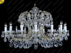 Glass LPS Stylowe Lampy Wiszące|Lampy Kryształowe Wiszące<L14 004/16/1; F cut - - kryształowy żyrandol