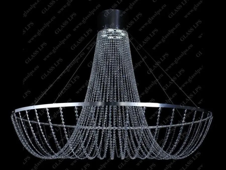 Glass LPS Lampy Kryształowe Wiszące<L17 574/10/6; Ni - - kryształowy żyrandol