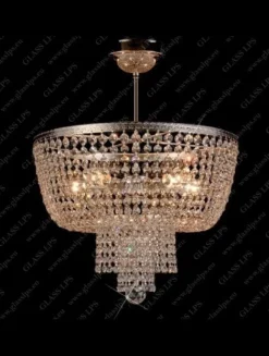Glass LPS Stylowe Lampy Wiszące|Lampy Kryształowe Wiszące<L15 757/05/6; Ni - - kryształowy żyrandol