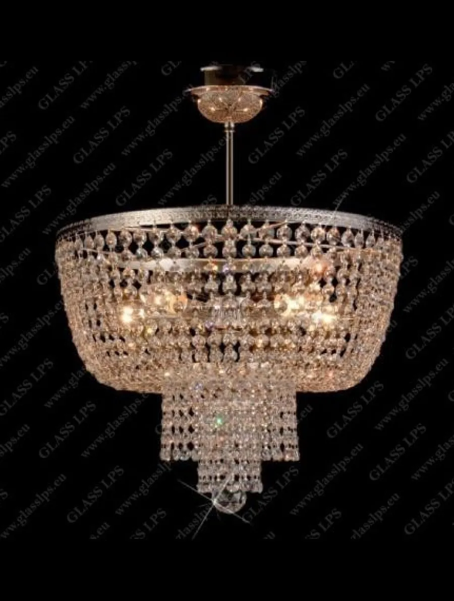 Glass LPS Stylowe Lampy Wiszące|Lampy Kryształowe Wiszące<L15 757/05/6; Ni - - kryształowy żyrandol
