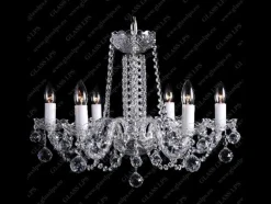 Glass LPS Stylowe Lampy Wiszące|Lampy Kryształowe Wiszące<L11 007/06/4; Ni - - kryształowy żyrandol