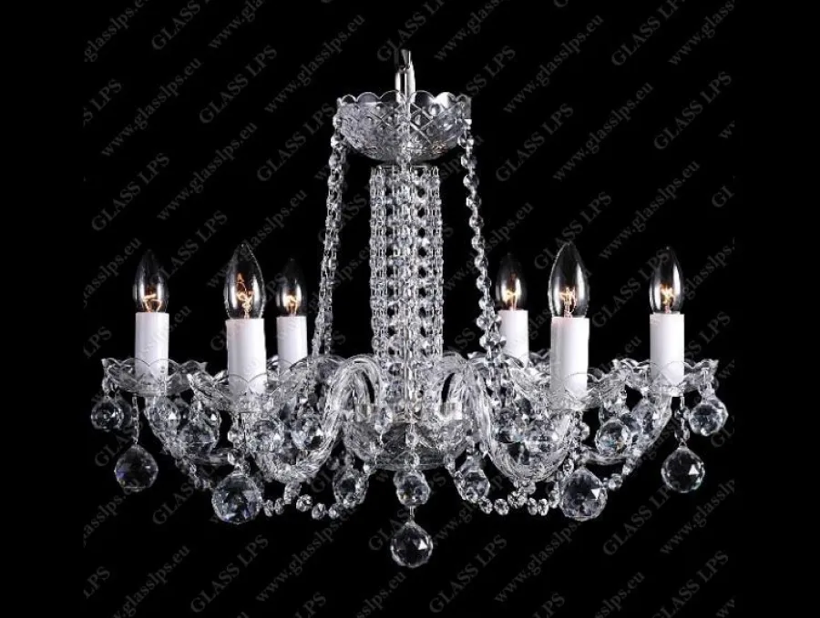 Glass LPS Stylowe Lampy Wiszące|Lampy Kryształowe Wiszące<L11 007/06/4; Ni - - kryształowy żyrandol