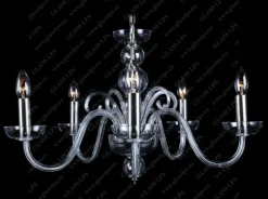 Glass LPS Stylowe Lampy Wiszące|Lampy Kryształowe Wiszące<L11 905/05/0; SILVER - - kryształowy żyrandol