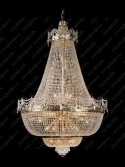 Glass LPS Stylowe Lampy Wiszące|Lampy Kryształowe Wiszące<L15 572/23/1-A, 3; F 2 floor - - kryształowy żyrandol