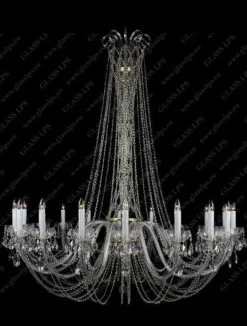 Glass LPS Stylowe Lampy Wiszące|Lampy Kryształowe Wiszące<L11 918/18/1-A - - kryształowy żyrandol