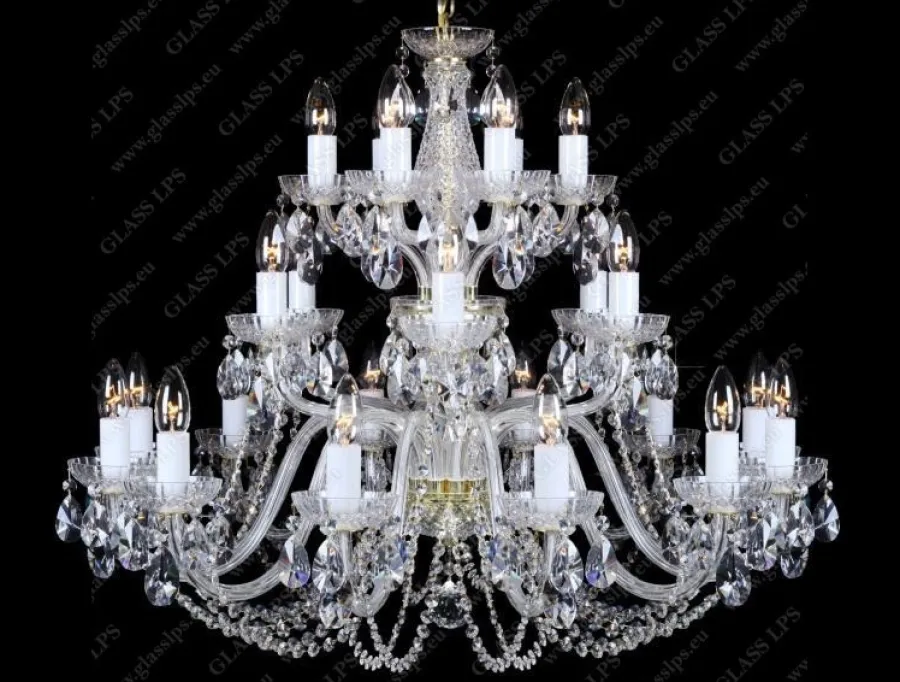 Glass LPS Stylowe Lampy Wiszące|Lampy Kryształowe Wiszące<L11 006/24/1-A - - kryształowy żyrandol