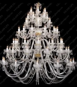 Glass LPS Stylowe Lampy Wiszące|Lampy Kryształowe Wiszące<L11 006/66/1-A - - kryształowy żyrandol
