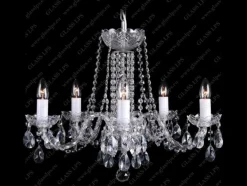 Glass LPS Stylowe Lampy Wiszące|Lampy Kryształowe Wiszące<L11 007/05/1-A; Ni - - kryształowy żyrandol