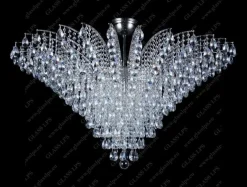 Glass LPS Plafony Kryształowe<L17 555/18/1-A; Ni - - kryształowa lampa sufitowa