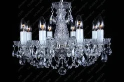 Glass LPS Stylowe Lampy Wiszące|Lampy Kryształowe Wiszące<L11 006/08/1-A; Ni - - kryształowy żyrandol