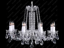Glass LPS Stylowe Lampy Wiszące|Lampy Kryształowe Wiszące<L11 007/08/1-A; Ni - - kryształowy żyrandol