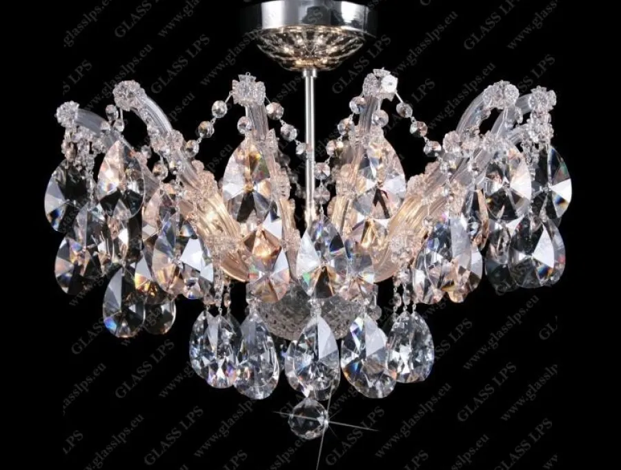 Glass LPS Stylowe Lampy Wiszące|Lampy Kryształowe Wiszące<L14 014/06/1-A; Ni - - kryształowy żyrandol