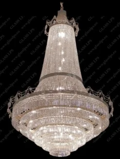 Glass LPS Stylowe Lampy Wiszące|Lampy Kryształowe Wiszące<L15 552/48/1-A, 3-P - - kryształowy żyrandol