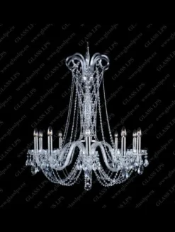 Glass LPS Stylowe Lampy Wiszące|Lampy Kryształowe Wiszące<L11 918/10/1-A; SILVER - - kryształowy żyrandol