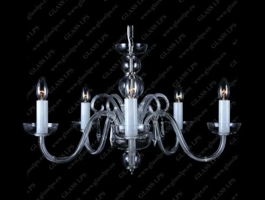Glass LPS Stylowe Lampy Wiszące|Lampy Kryształowe Wiszące<L11 905/05/3-H; Ni - - kryształowy żyrandol