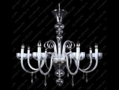 Glass LPS Stylowe Lampy Wiszące|Lampy Kryształowe Wiszące<L11 901/08/3-H; Ni - - kryształowy żyrandol