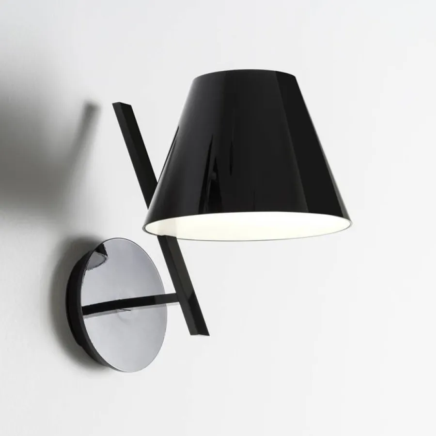 Artemide Kinkiety I Lampy Na Ścianę|Ekskluzywne I Luksusowe Kinkiety<La Petite H25,8 czarny - - lampa ścienna czarny Napięcie: 230V