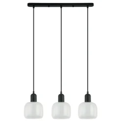 Italux Żyrandole|Lampy Do Jadalni<Lamezia III black - - lampa wisząca nowoczesna