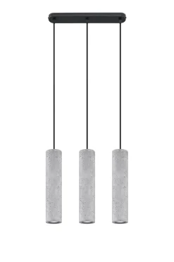 SOLLUX LIGHTING Żyrandole|Lampy Do Jadalni<Lampa wisząca LUVO 3 - Sollux czarny, beton