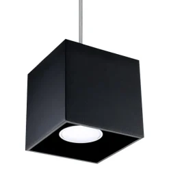 SOLLUX LIGHTING Lampy Tuby|Lampy Do Sypialni, Oświetlenie Do Sypialni<Lampa Wisząca QUAD 1 - Sollux Czarny