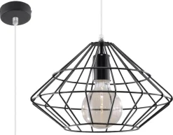 SOLLUX LIGHTING Lampy Do Salonu, Oświetlenie Salonu|Lampy Do Sypialni, Oświetlenie Do Sypialni<Lampa Wisząca UMBERTO Czarna - Sollux Czarny