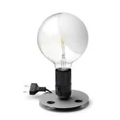 Flos Lampki Na Biurko, Oświetlenie Biurkowe|Biurkowe Ekskluzywne<Lampadina LED czarny - - lampa biurkowa