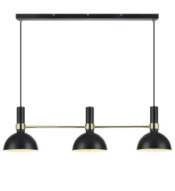 Markslu00f6jd Żyrandole|Lampy Do Jadalni<Larry III czarny, złoty - Markslöjd - lampa wisząca