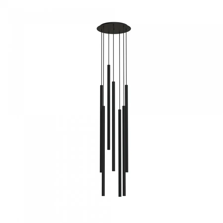Nowodvorski Żyrandole|Nowoczesne Lampy Wiszące<Laser 1000 Black VII - - lampa wisząca nowoczesna