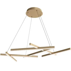 Maytoni Żyrandole|Lampy Do Jadalni<Line gold Led - - lampa wisząca