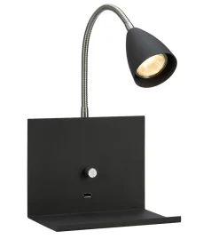 Markslu00f6jd Kinkiety I Lampy Na Ścianę<Logi Black - Markslöjd - kinkiet