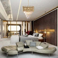 Milagro Lampy Wiszące Klasyczne<Madison Gold - - lampa wisząca klasyczna