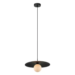 Italux Żyrandole<Malor Black - - lampa wisząca
