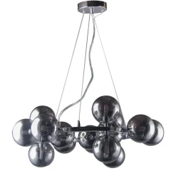Italux Żyrandole|Nowoczesne Lampy Wiszące<Marbelio black Ø58 - - lampa wisząca