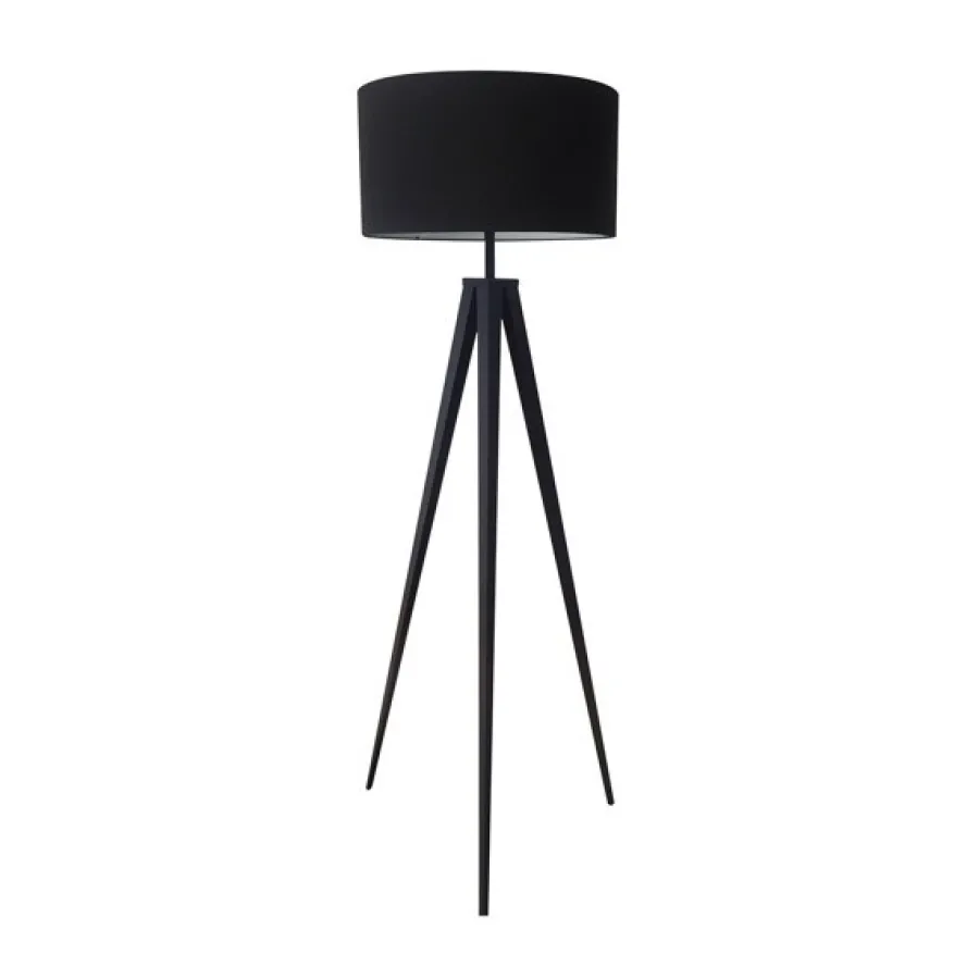 Zuma Line Lampy Stojące I Podłogowe|Lampy Do Salonu, Oświetlenie Salonu<Maresca black - - lampa podłogowa nowoczesna