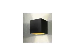 AZzardo Kinkiety I Lampy Na Ścianę|Kinkiety Nowoczesne<MARS black/gold - - kinkiet