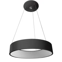 Italux Żyrandole<Mattia Led Black - - lampa wisząca