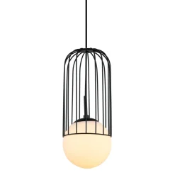 Italux Żyrandole<Matty 1 Black - - zwis