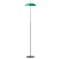 Vibia Lampy Stojące I Podłogowe|Nowoczesne Stojące Lampy Podłogowe<Mayfair H147 - - lampa podłogowa niklu czarny przezroczyste zielone
