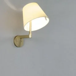 Artemide Kinkiety I Lampy Na Ścianę|Ekskluzywne I Luksusowe Kinkiety<Melampo Ø23 kremowy - - lampa ścienna kremowyNapięcie: 230V